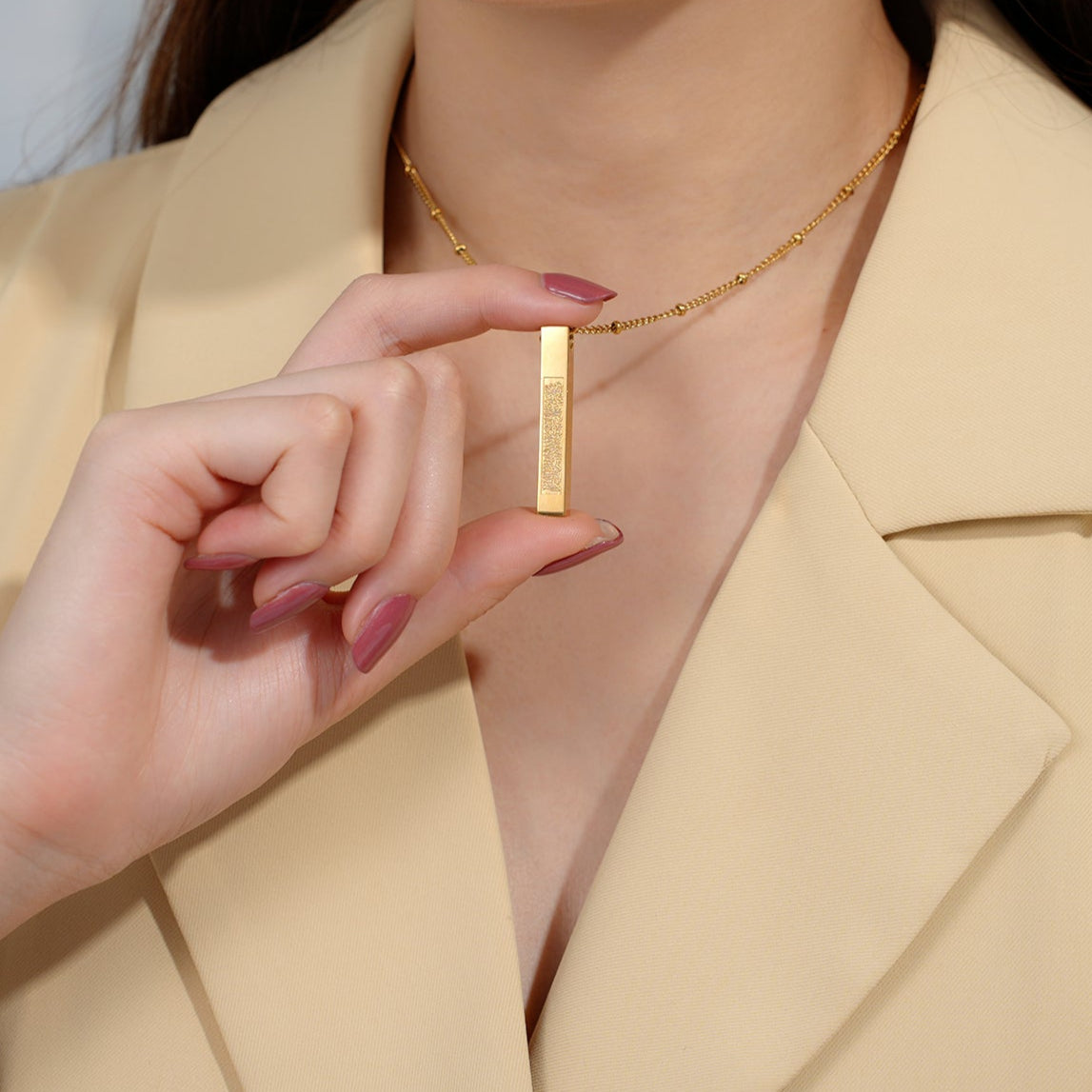AYATUL-KURSI BAR NECKLACE