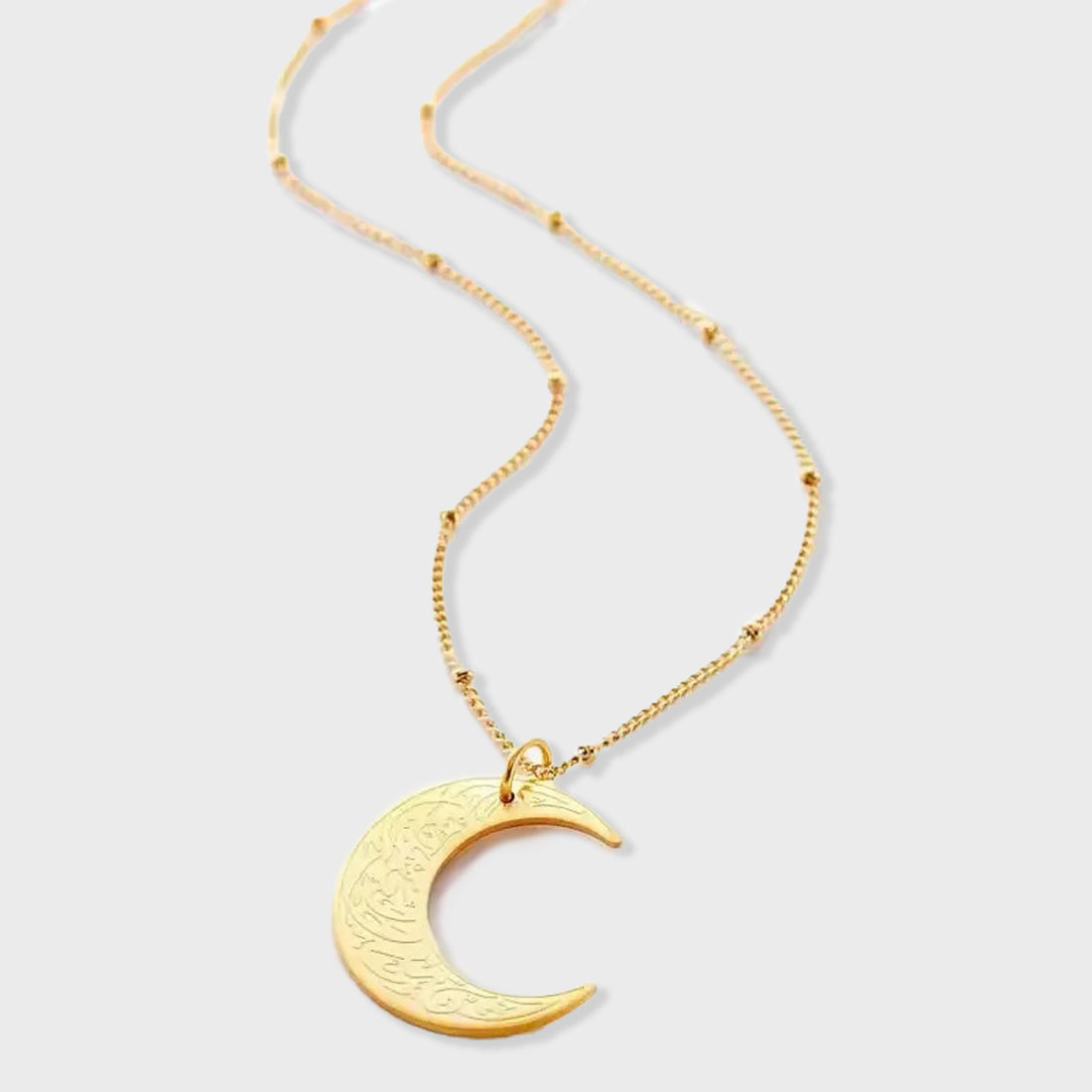 With hardship comes ease necklace